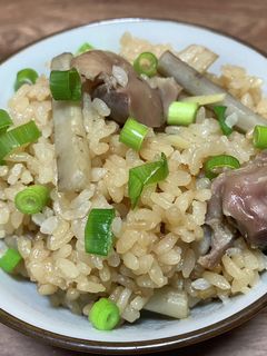 砂肝とごぼうの炊き込みご飯-レシピのメイン写真