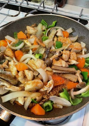 鶏胸肉と根菜の和風カポナータ-レシピのメイン写真