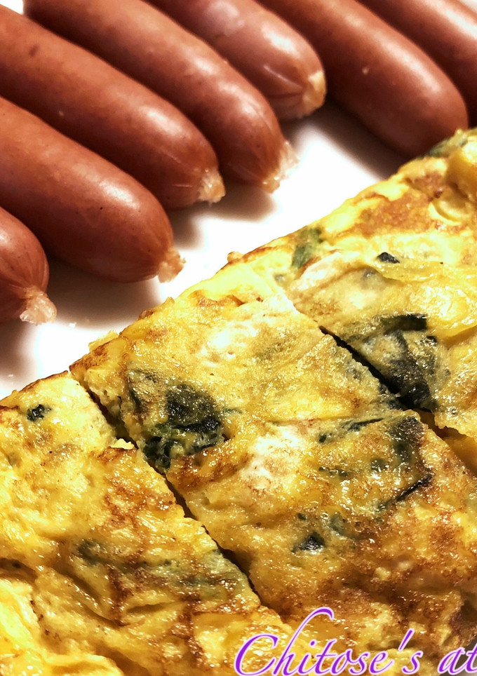 お弁当用おかずをすかさずリメイク卵焼き♪-レシピのメイン写真