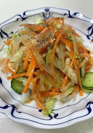 和風レタスサラダ-レシピのメイン写真