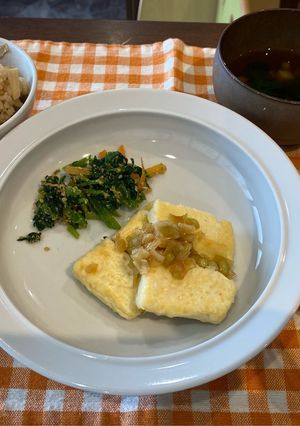 保育園給食★豆腐ステーキ-レシピのメイン写真