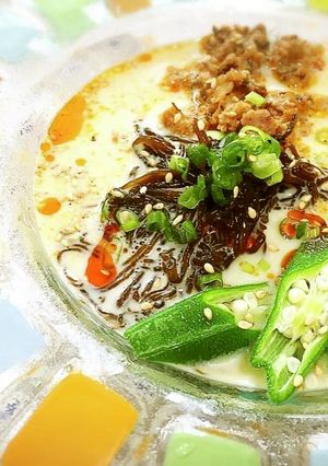 韓国風☆もずくコングクス☆豆乳麺-レシピのメイン写真