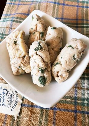 簡単レンジで鶏むね肉と大葉のおつまみ-レシピのメイン写真