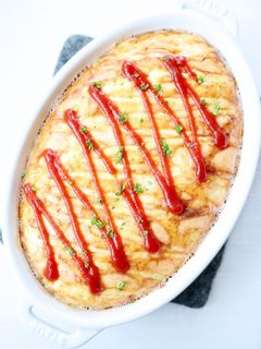 優しい【ネギとチーズの洋風とろろグラタン-レシピのメイン写真