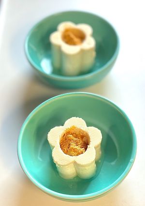 可愛いすぎる〜✨お花の冷奴-レシピのメイン写真