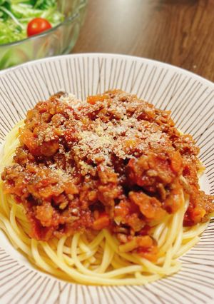 ダブル麹で腸活ミートソース♪-レシピのメイン写真