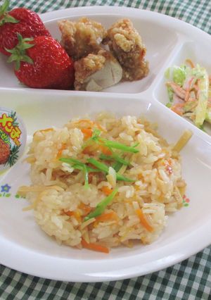 【幼児食】筍ごはん-レシピのメイン写真