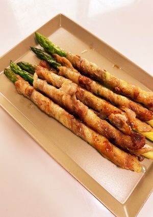 アスパラの豚バラ巻きんこ-レシピのメイン写真