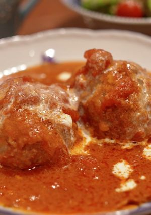 ホットクックで煮込みハンバーグ-レシピのメイン写真