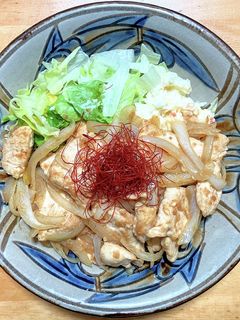鶏むね肉と玉ネギのマヨネーズ焼き-レシピのメイン写真
