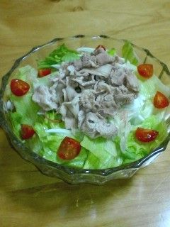 肉が柔らかな冷しゃぶサラダ-レシピのメイン写真