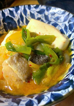 入れて煮込むだけ！キムチと鱈の豆腐チゲ-レシピのメイン写真