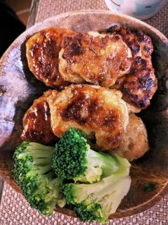 れんこんと鶏ひき肉のはさみ焼き-レシピのメイン写真