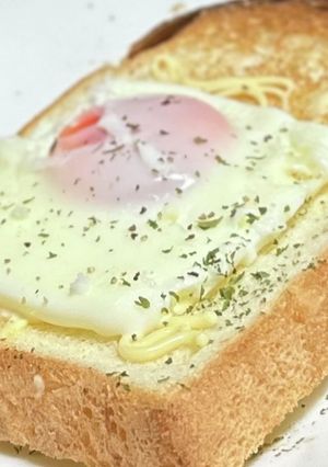 電子レンジDE目玉焼き-レシピのメイン写真