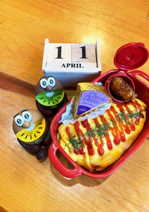 高二長女　お弁当(オムライス)-レシピのメイン写真