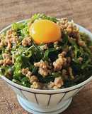 担々ヘルシー丼☆昆布煮☆クーブイリチー