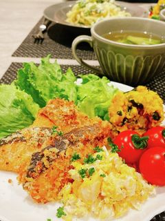 揚げない 簡単ヘルシー 鮭のフライ-レシピのメイン写真