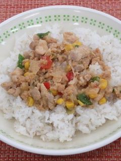(学校給食)ガパオライス-レシピのメイン写真
