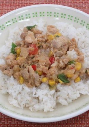 (学校給食)ガパオライス-レシピのメイン写真