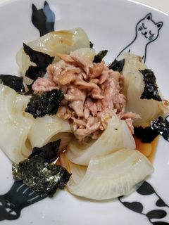 レンチンで簡単に♪新玉ねぎ丸ごと蒸し-レシピのメイン写真