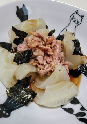 レンチンで簡単に♪新玉ねぎ丸ごと蒸し-レシピのメイン写真