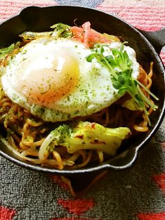 目玉焼きそば♪-レシピのメイン写真