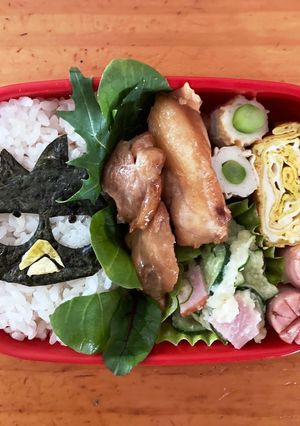 キャラ弁　バッドばつ丸くん-レシピのメイン写真
