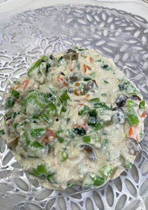 小松菜としめじの豆腐和え-レシピのメイン写真