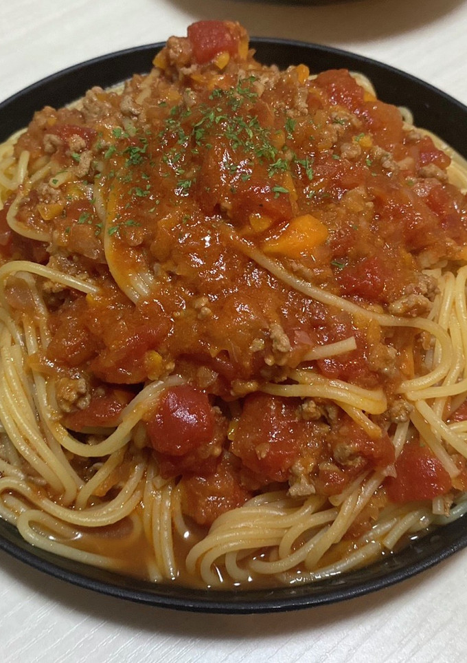 簡単！甘めのミートソース-レシピのメイン写真