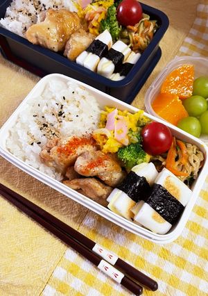 20240411娘ちゃん息子っちのお弁当-レシピのメイン写真
