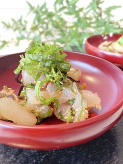 【ポリ袋で簡単】鯛の塩昆布和え-レシピのメイン写真