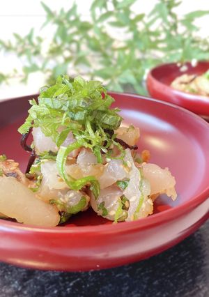 【ポリ袋で簡単】鯛の塩昆布和え-レシピのメイン写真