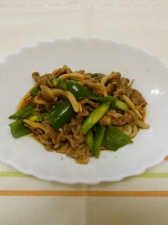アスパラとピーマンのオイスター炒め-レシピのメイン写真