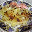 《鮭とポテトのオニオンマヨ焼き》