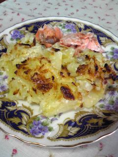 《鮭とポテトのオニオンマヨ焼き》-レシピのメイン写真