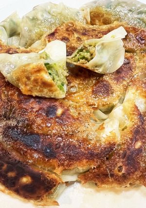 春キャベツで作る 日清謎肉放題で謎肉餃子-レシピのメイン写真