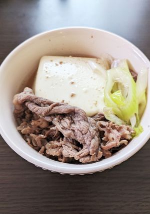 顆粒だしで簡単、肉豆腐-レシピのメイン写真