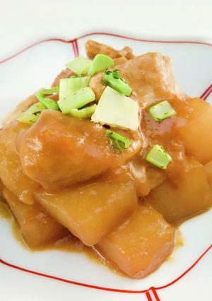 みそ煮だれで作る 豚肉と大根の味噌煮-レシピのメイン写真