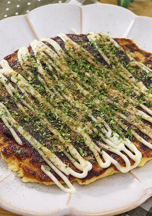 低カロリー&低糖質!厚揚げでお好み焼き-レシピのメイン写真