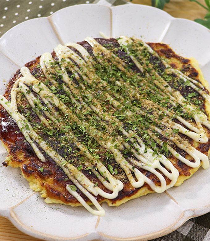 低カロリー&低糖質！厚揚げでお好み焼き-レシピのメイン写真
