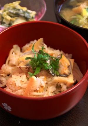 あさりと筍♪春の香り炊き込みご飯-レシピのメイン写真