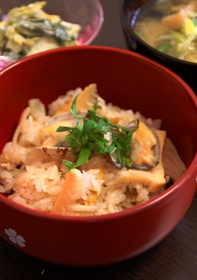 あさりと筍♪春の香り炊き込みご飯-レシピのメイン写真