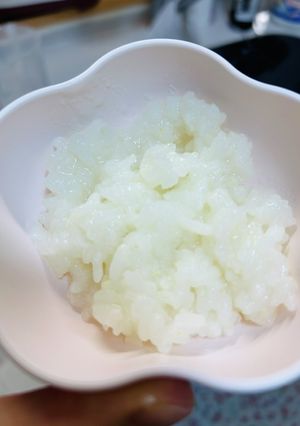 ご飯から！レンジで離乳食用おかゆ⭐︎-レシピのメイン写真