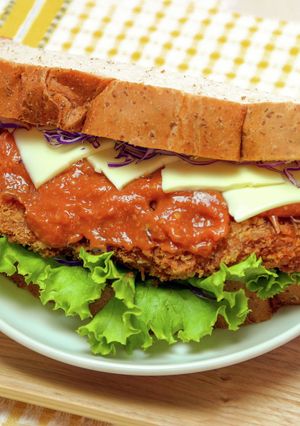 とまと味噌のチキンサンド-レシピのメイン写真