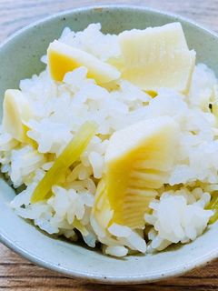 筍とフキの炊き込みご飯 生姜入り-レシピのメイン写真