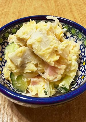 ダイエット中でも嬉しい里芋ポテトサラダ-レシピのメイン写真
