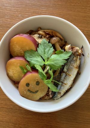 サツマイモ太郎の秋の味覚丼-レシピのメイン写真