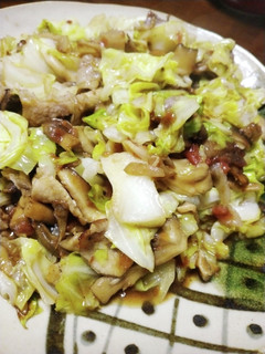 梅肉、黒酢、オイスターソースの炒め物-レシピのメイン写真