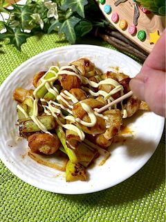 ねぎま風ちくわ焼き-レシピのメイン写真