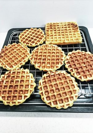 簡単　サクフワ食感のワッフル-レシピのメイン写真